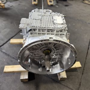 Front view of a professionally rebuilt Volvo ATO2612D transmission