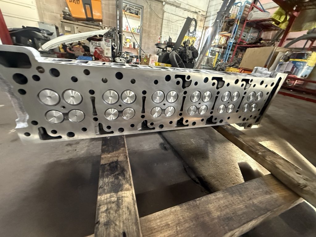Rebuilt cylinder head at PPPTR